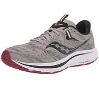 Saucony Men's Omni 21 Running Shoe, Alloy/Garnet, 9 UK