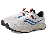 Saucony Mens Omni 21 Running Shoe, White/Sand, 11.5