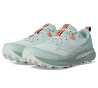 Saucony Men's Peregrine 15 Sneaker, Mist/Aloe, 6.5