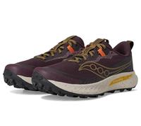 Saucony Men's Peregrine 15 Sneaker, Wine/Kodiak, 6.5 UK