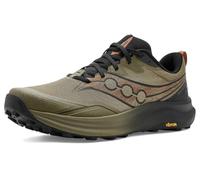 Saucony Men's Peregrine 16 Sneaker, Field/Black, 14