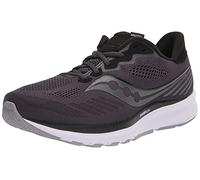 Saucony Men's Ride 14 Running Shoe, Charcoal/Black, 9 UK