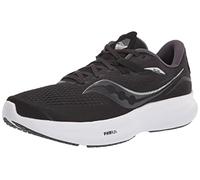 Saucony Men's Ride 15 Walking Shoe, Black White, 10.5 UK