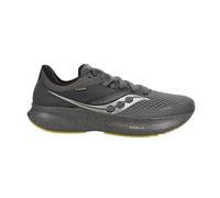 Saucony Men's Ride 16 Sneaker, Gravel/Sulphur, 11.5