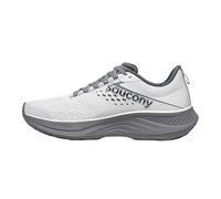 Saucony Men's Ride 17 Sneaker, White/Black, 12