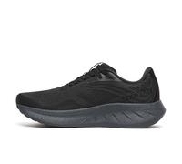 Saucony Men's Ride 18 Sneaker, Black/Shadow, 12 Wide
