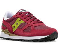 Saucony Men's Shadow Original U Sneaker, Burgundy/Forest, 6 UK