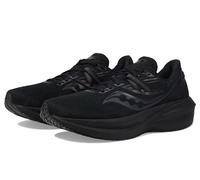 Saucony Men's, Triumph 20 Running Shoe, Black/Black/Black, 8.5