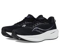Saucony Men's Triumph 21 Sneaker, Black/White, 11.5