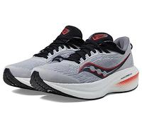 Saucony Men's Triumph 21 Sneaker, Concrete/Blk, 10.5 UK