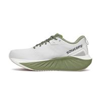 Saucony Men's Triumph 22 Sneaker, White/Olivine, 11