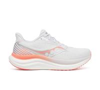 Saucony Men's Triumph 23 Sneaker, White/Wistfu, 7