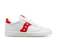 Saucony Mens Unisex Jazz Court Sneaker Trainer Shoe, White red