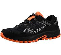 Saucony Men's Versafoam Excursion TR13 Road Running Shoe, Black/Black/Orange, 12 M US