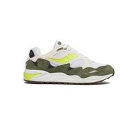 Saucony Mens White Green Grid Shadow 2 Trainer