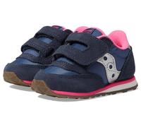 Saucony Originals Baby Jazz Hl Sneaker, Navy/Silver/Pink, 4 UK Child
