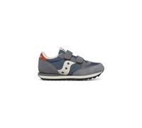 Saucony Originals Jazz Double Hl Sneaker, Grey/Blue/Orange, 1.5 UK