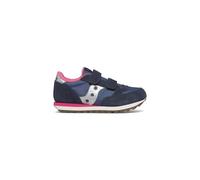 Saucony Originals Jazz Double Hl Sneaker, Navy/Silver/Pink, 1 UK