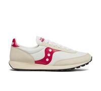 Saucony for man. S70884-10 Leather Sneakers Trainer 80 white (46), Flat, Laces, Casual