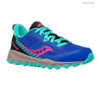 Saucony Peregrine 11 SHD Girls Size 33 Trail Turquoise Blue New