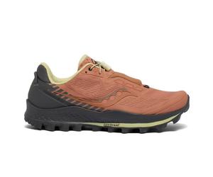 Saucony Peregrine 11 St Womens | Rust/charcoal - Orange/Black / 4