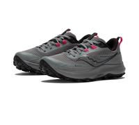 SAUCONY Peregrine 13 W Gore-tex Gravel/black - Womens - Grey/Black/Pink - size 7.5- model 2023 7.5