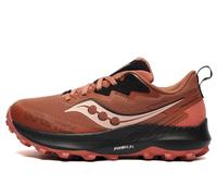 Saucony Peregrine 14 Trail Gore-Tex Womens Waterproof Running Shoes | Running Trainers | Clover / Earth Mix / Black | UK Size 6