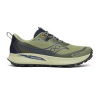Saucony Men's Peregrine 15 Gore-tex Waterproof Sneaker, Hemlock/Navy, 6 UK