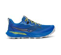 Saucony Peregrine 15 Trail Running Shoe Men - Blue, Yellow, Size 11