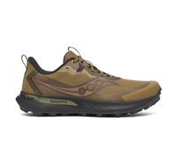 Saucony Peregrine 15 Trail Running Shoe Men - Caramel, Black, Size 10.5