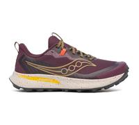 Saucony Peregrine 15 Trail Running Shoe Men - Violet, Caramel, Size 9.5