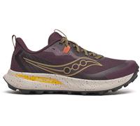 Saucony Peregrine 15 Womens Trail Running Shoes Red Offroad Cushioned Run Sports