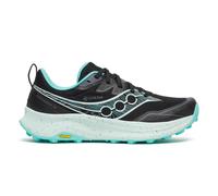 Saucony Peregrine 16 GTX Trail running shoe Women-black, light blue, Size 5.5