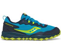 Saucony Peregrine KDZ Junior Trail Running Shoes Blue Kids Offroad All-Terrain