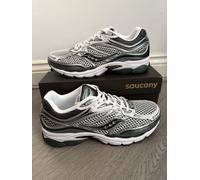 Saucony ProGrid Omni 9 Men’s Silver/White/Green Running Trainers Size UK 10 BNIB