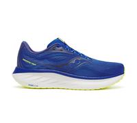 Saucony Ride 18 Neutral Running Shoe Men - Blue, Lemon, Size 13
