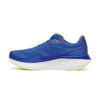 Saucony Ride 18 Neutral Running Shoe Men - Blue, Lemon, Size 11