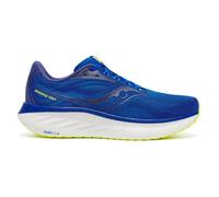 Saucony Ride 18 Neutral Running Shoe Men - Blue, Lemon, Size 9