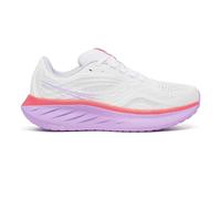 Saucony Ride 18 Womens Running Shoes | Running Trainers | White / Coral / Purple | UK Size 6