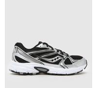 Saucony Ride Millennium Trainers in Black & Silver UK 7 (EU 39½)