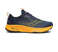 Saucony Ride TR2 GTX Trail Running Shoe Men - Dark Blue, Orange, Size 10