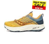 Saucony Ride Tr2 Trail Running Shoes Brown,Orange EU 41 Man
