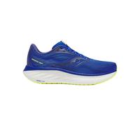 Saucony Ride 18 Neutral Running Shoe Men - Blue, Lemon, Size 9