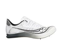 Saucony Terminal VT Spike Shoes-White,Grey, Size 6,5