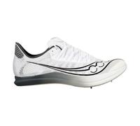 Saucony Terminal VT Spike Shoes - White, Grey, Size 7.5