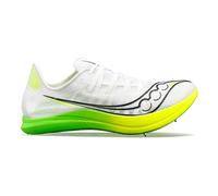 Saucony Terminal VT Spike Shoes Women - White, Neon Green, Size 4.5