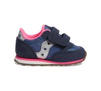 Saucony Toddlers Baby Jazz Hook & Loop Navy/Silver/Pink Sneakers SL167841