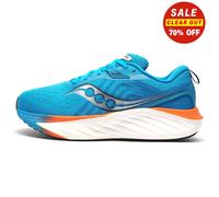 Saucony Triumph 22 Mens Premium Running Shoes Fitness Gym Workout Trainers Blue