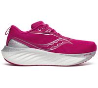 Saucony Triumph 22 Womens Running Shoes Pink Cushioned Comfort Sports Trainers