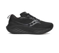 SAUCONY Womens Triumph Black Trainers Size: 6, Colour: Black Fabric